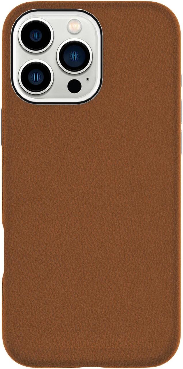 5715063424827 - iPhone 16 Pro INFINITE VENICE Magnetic Leather Cover - Brown 