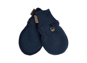 5715073205430 - mikk-line - Woll-Fäustlinge MERINO in blue nights Gr50 56