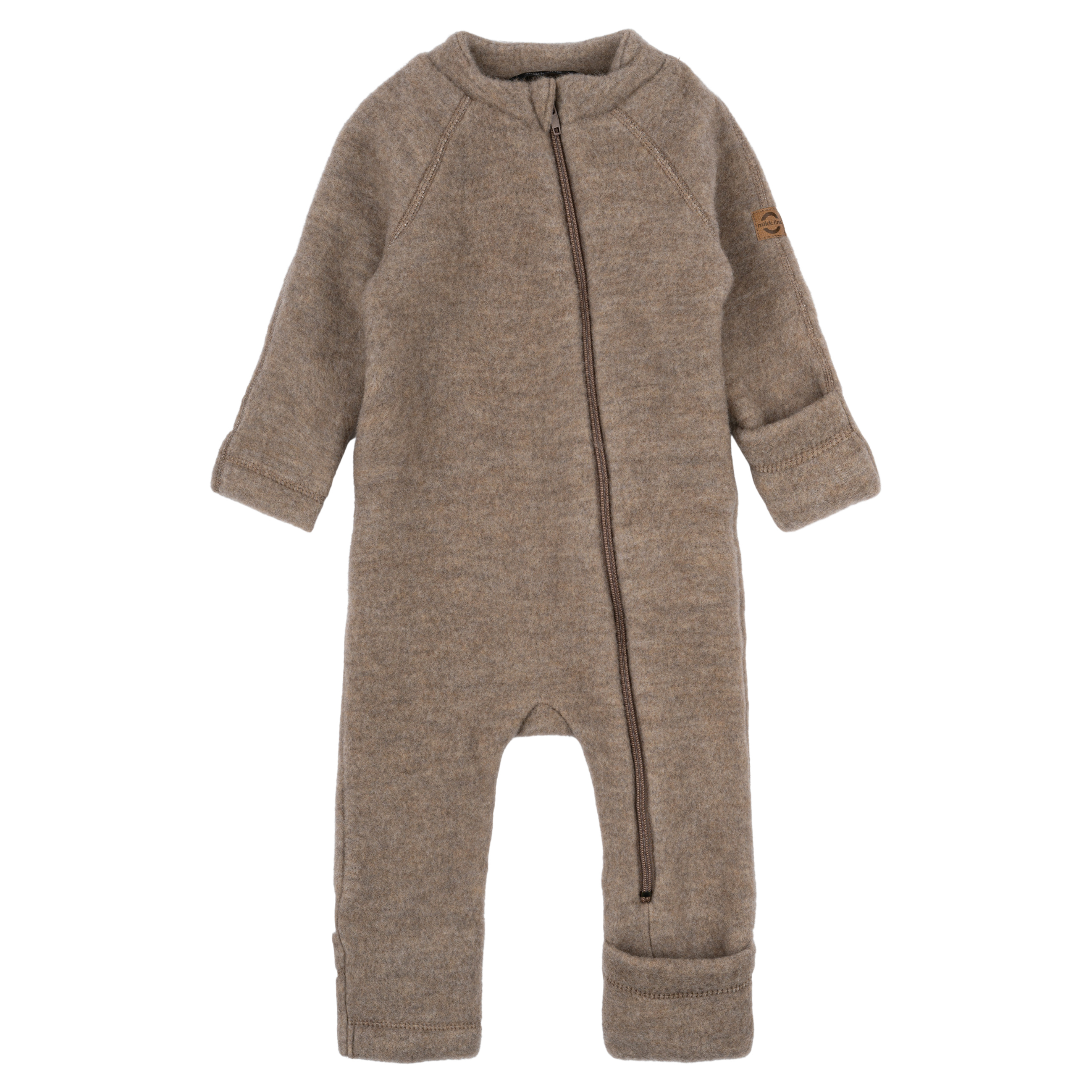 5715073230791 - mikk-line - Wolloverall BABY SUIT in melange denver Gr74
