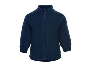 5715073236120 - mikk-line - Wollfleece-Jacke MERINO BABY in blue nights Gr104