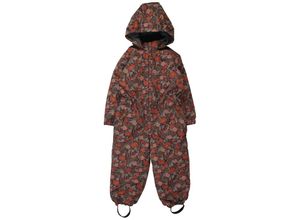 5715073256906 - mikk-line - Schneeanzug JR - FLORAL in decadent chocolate Gr92