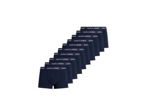 5715095183129 - JACK & JONES Trunks JACSOLID TRUNKS 10 PACKS NOOS Navy Blazer Unifarben Blau - Gr M