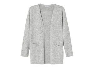 5715095689232 - - Strickjacke NKFVICTI in grey melange Gr98