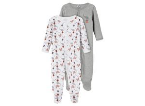 5715096927159 - - Schlafstrampler NBFNIGHTSUIT - ZIRKUS 2er-Pack in grey melange Gr50