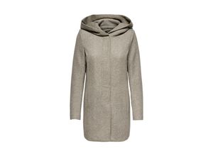 5715100308165 - ONLY Kurzmantel ONLSEDONA LIGHT COAT OTW NOOS Walnut MELANGE PUMICE STONE Unifarben Braun - Gr M