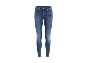 5715100312261 - NOISY MAY Skinny Jeans NMLUCY Medium Blue Denim Unifarben Blau - Gr 25 x 30