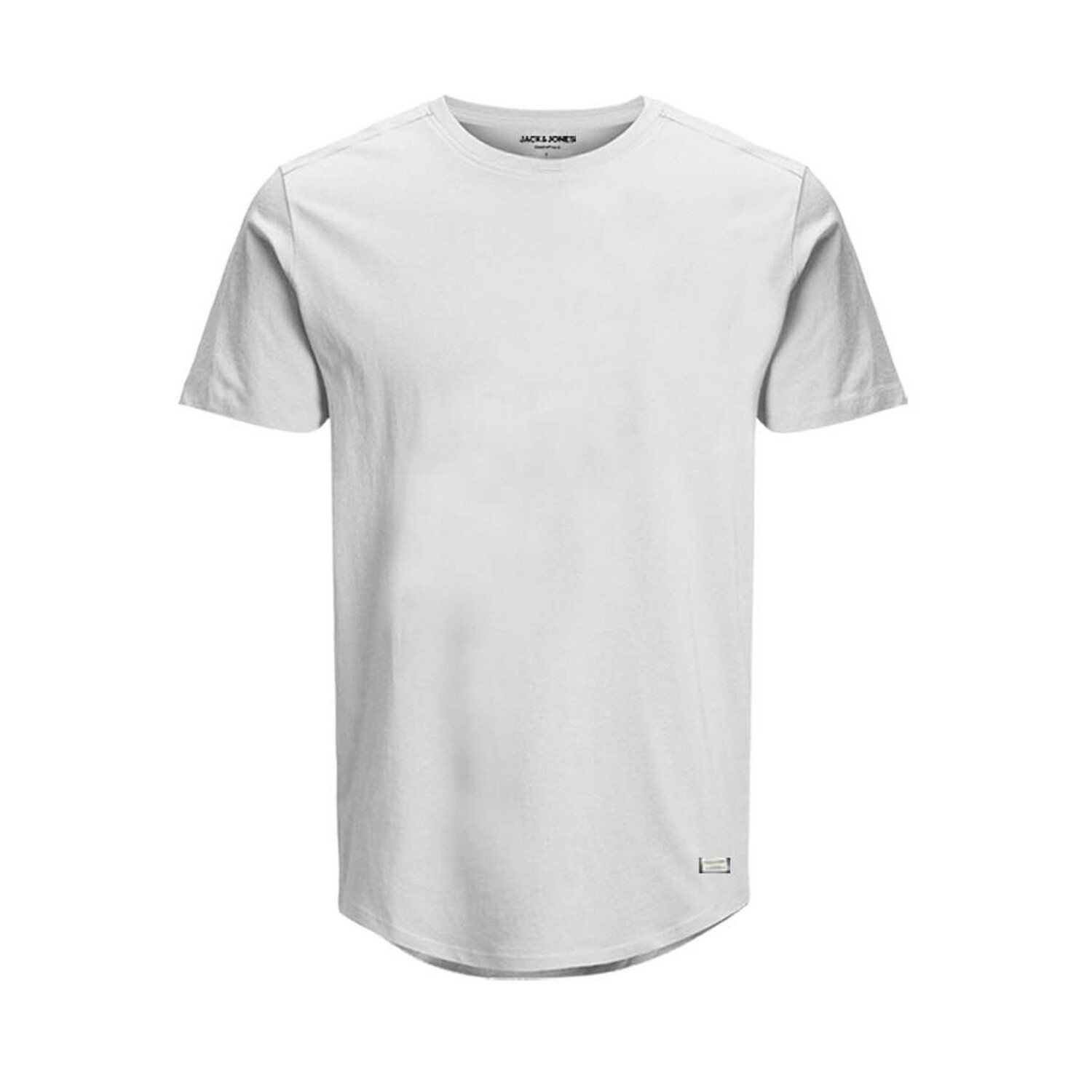 5715101508588 - Jack & Jones - Originals - Longline-T-Shirts in Weiß Weiß Schwarz mit abgerundetem Saum im 3er-Pack-Mehrfarbig