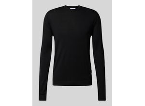5715102792450 - ONSWYLER LIFE REG 14 LS CREW KNIT NOOS Strickpullover schwarz in M