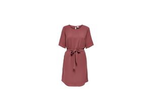 5715103199371 - JDY Minikleid Amanda Apple Butter Unifarben Rot - Gr 38