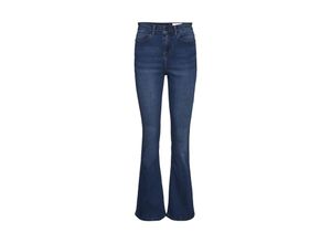 5715104439513 - NOISY MAY Flared Jeans Sallie Medium Blue Denim Unifarben Blau - Gr 25 x 32