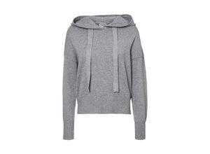 5715104747069 - NOISY MAY Hoodie Ship Medium Grey Melange Unifarben Grau - Gr L