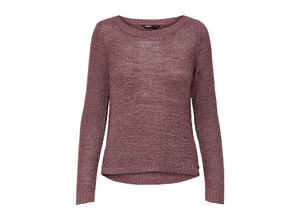 5715106996175 - ONLY Rundhalspullover ONLGEENA XO L S PULLOVER KNT NOOS Rose Brown Unifarben Rot - Gr M