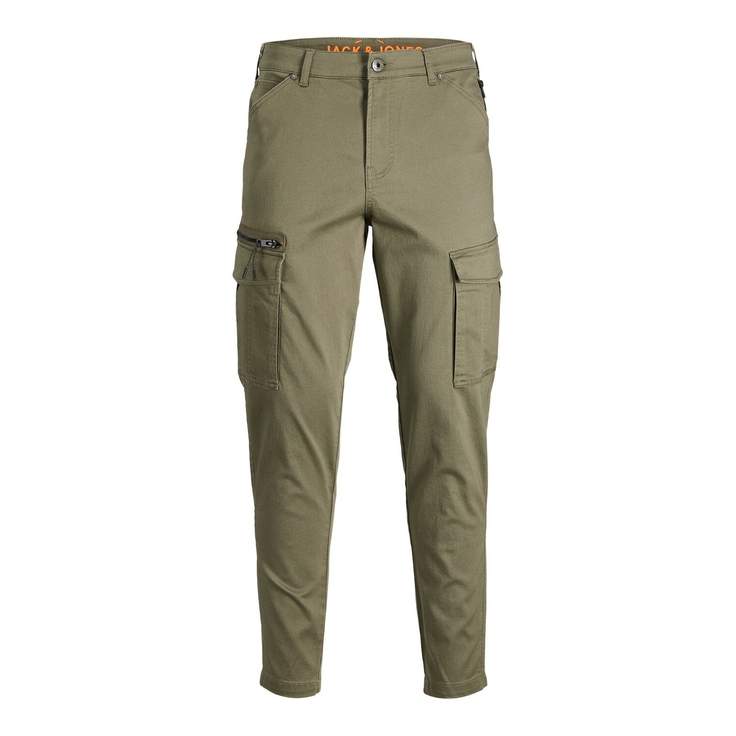 5715108099843 - Jack & Jones - Schmal zulaufende Cargohose in Khaki-Grün