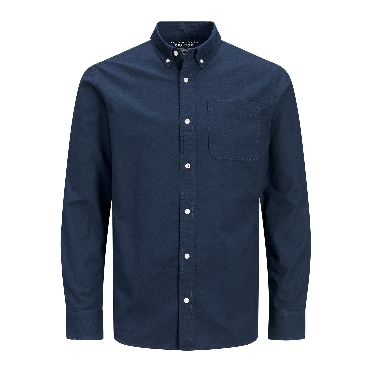 5715108846676 - Jack & Jones Hemd BROOK Slimfit Langarmhemd mit Button-Down-Kragen
