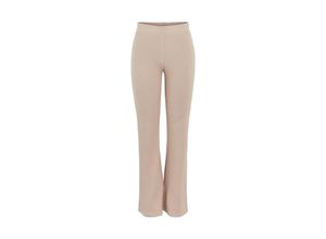 5715111156298 - PIECES Stoffhose Pam Warm Taupe Unifarben Beige - Gr M