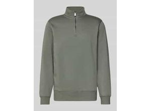 5715112358950 - Regular Fit Troyer aus Baumwoll-Mix Modell CERES