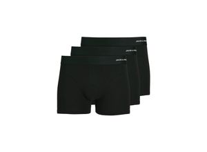 5715112478214 - JACK & JONES Trunks JACBASIC BAMBOO TRUNKS 3 PACK NOOS Black Black - Black Unifarben Schwarz - Gr XL