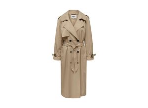 5715113540750 - ONLY Trenchcoat Chloe Tannin Unifarben Braun - Gr S