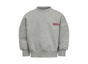 5715202584207 - - Sweatshirt LETTERING in grey melange Gr128