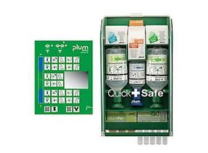 5715205001046 - Verbandskasten PLUM QuickSafe Complete Augenspülung- ampullen Wundkompressen Wundreinigungstücher Pflaster & Brandgel