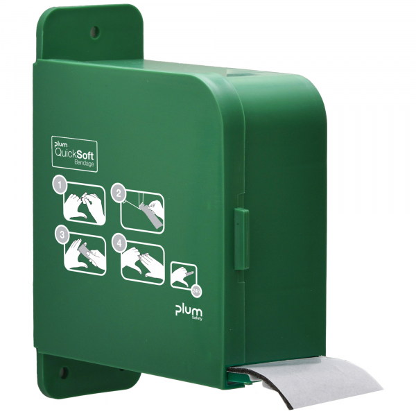 5715205008892 - QuickSoft Bandagen-Spender mit 5 m schwarzer Bandagenrolle 55 cm latexfrei ISO 13485