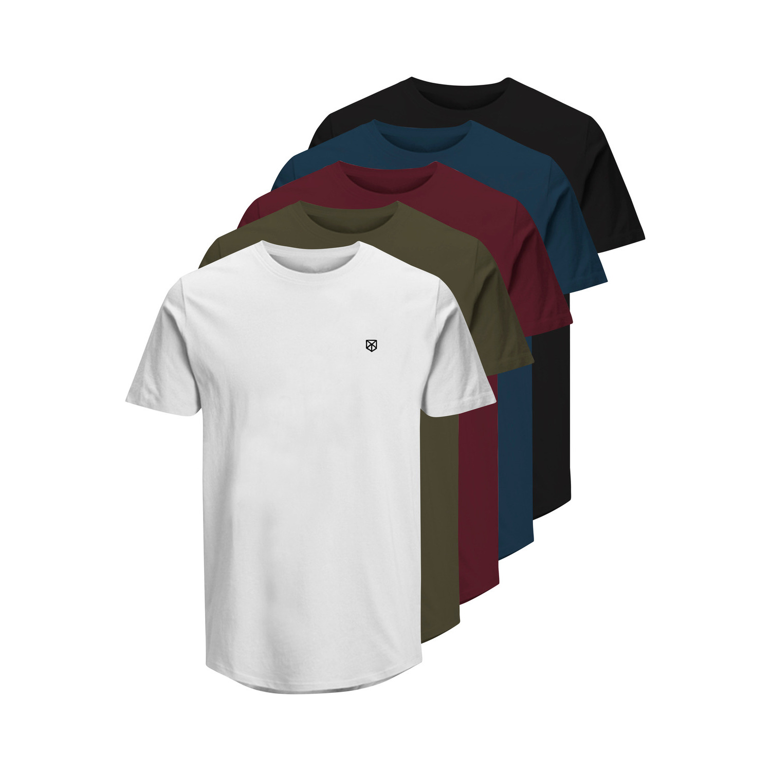 5715208605807 - Rundhals T-Shirts Jack & Jones Brody (x5)