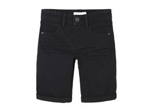 5715209257821 - - Jeans-Shorts NKMSILAS SLIM 2272-TX in black denim Gr128