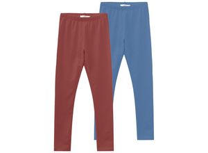 5715211085306 - - Sweat-Leggings NKFDAVINA SOLID 2er Pack in spiced apple Gr92