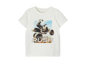 5715211282248 - - T-Shirt NMMVOTO RUSH in white alyssum Gr92