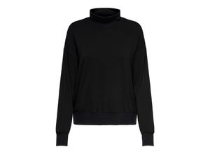 5715212456198 - ONLY Sweatshirt Linka Black Unifarben Schwarz - Gr M