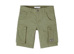 5715212929944 - - Cargo-Shorts NKMRYAN TWIBAMGO in deep lichen green Gr92