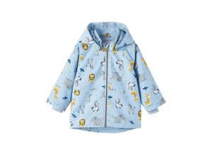 5715212945081 - - Jacke NBMMAX SAFARI ANIMALS in blue fog Gr56