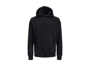 5715219055233 - JACK & JONES Hoodie JJESTAR BASIC SWEAT HOOD Black Unifarben Schwarz - Gr S