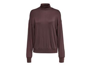 5715219970345 - ONLY Sweatshirt Linka Rose Brown Unifarben Rot - Gr S