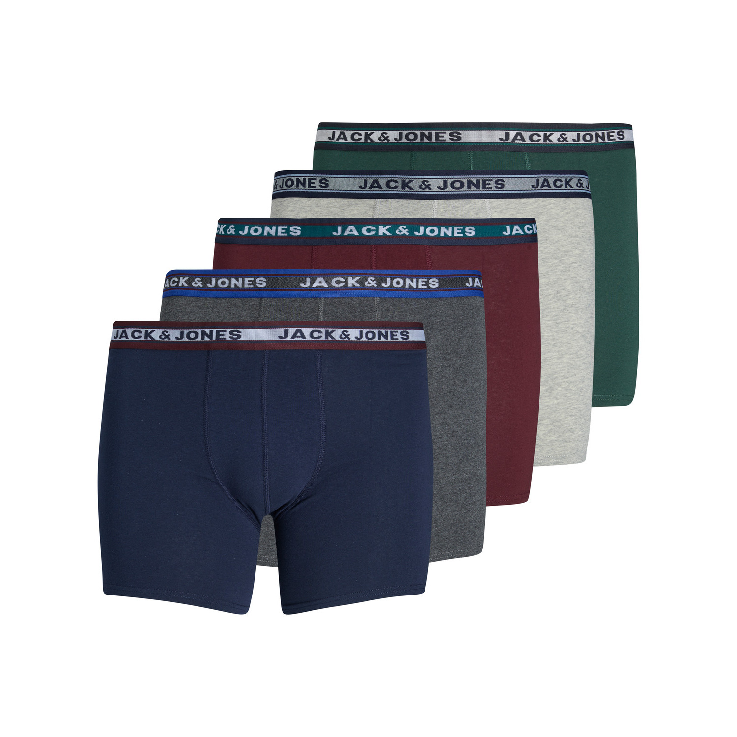 5715220120210 - 5er-Pack Boxershorts in großen Größen Jack & Jones Jacoliver Trunks