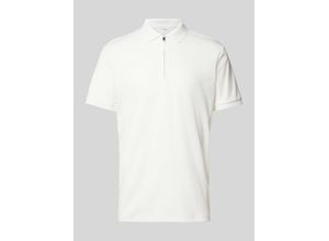 5715220319836 - SELECTED Poloshirt Reißverschluss-Detail für Herren weiß L