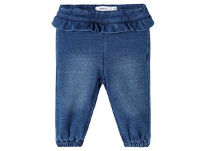 5715220544849 - - Jeans-Schlupfhose NBFBELLA SWEAT in dark blue denim Gr68