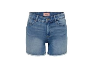 5715220709149 - ONLY Jeans-Shorts ONLBLUSH MID SK DNM SHORTS NOOS Light Blue Denim Unifarben Blau - Gr XS