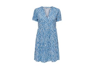 5715222225685 - ONLY Blusenkleid ONLZALLY LIFE S S THEA DRESS NOOS PTM Campanula Tania ditsy GeblmtFloral Blau - Gr S