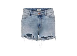 5715222500065 - ONLY Jeans-Shorts ONLPACY HW DNM SHORTS NOOS Light Blue Denim Unifarben Blau - Gr XS