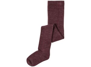 5715223514887 - - Strumpfhose NMFWAK mit Wolle in deep mahogany Gr104 110