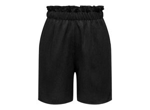 5715224491460 - ONLY Paperbag Shorts Dahlia Black Unifarben Schwarz - Gr XS