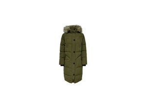 5715225493869 - JDY Parka Look Dark Olive Unifarben Grün - Gr S