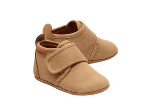 5715243119789 - bisgaard - Klett-Hausschuhe BABY COTTON in camel Gr20