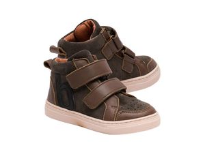 5715243448209 - bisgaard - Klettschuhe JAXON halbhoch in olive Gr26