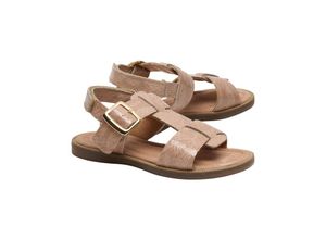 5715243517301 - bisgaard - Leder-Sandalen ADEA CROCO in camel Gr33