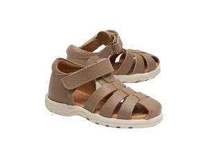 5715243522282 - bisgaard - Klett-Sandalen BAGGE C mit Zehenschutz in taupe Gr26