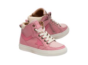 5715243526501 - bisgaard - Schnür-Sneaker ISAK hoch in bubble gum Gr29