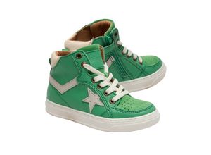 5715243527096 - bisgaard - Schnür-Sneaker ISAK hoch in bright green Gr28