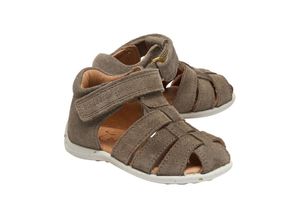 5715243566514 - bisgaard - Klett-Sandalen CARLY mit Zehenschutz in stone Gr20